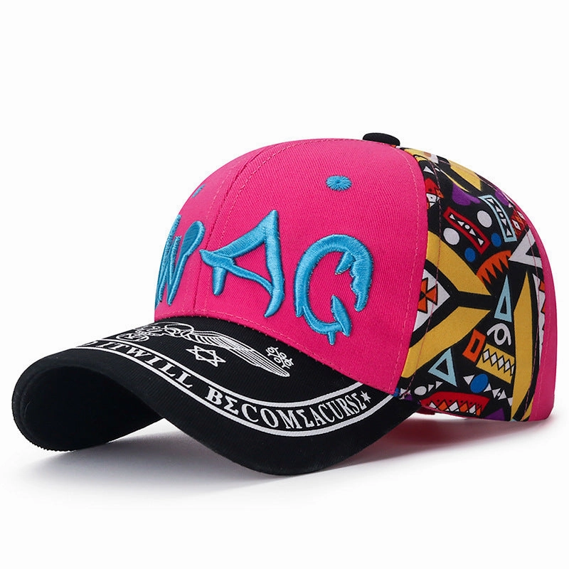 Wholesale Cotton Printed Letter Embroidered Baseball Caps