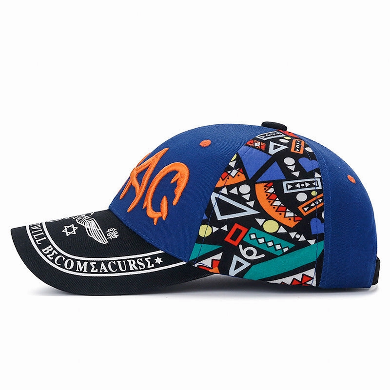 Wholesale Cotton Printed Letter Embroidered Baseball Caps