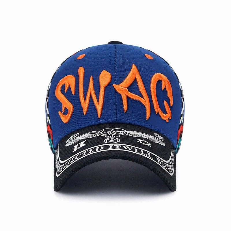 Wholesale Cotton Printed Letter Embroidered Baseball Caps