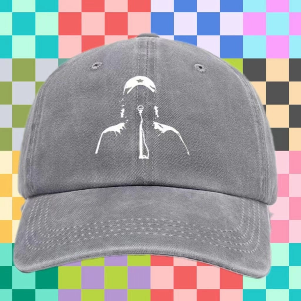 Wholesale Cotton Printed Washed Old Cartoon Sun Protection Baseball Caps