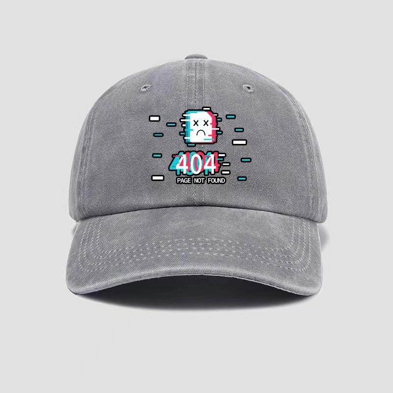 Wholesale Cotton Printed Washed Old Cartoon Sun Protection Baseball Caps