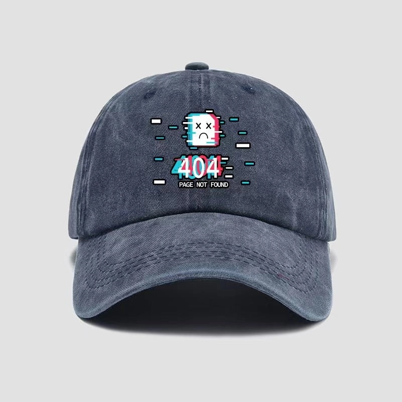 Wholesale Cotton Printed Washed Old Cartoon Sun Protection Baseball Caps