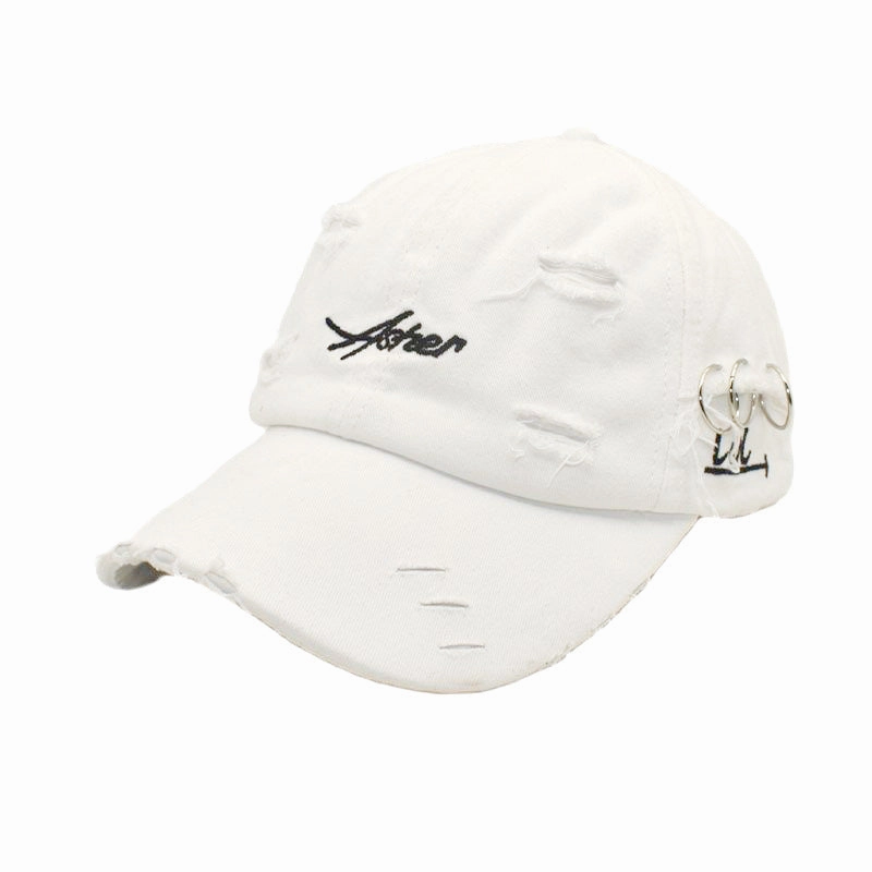 Wholesale Cotton Ripped Hoops Baseball Cap