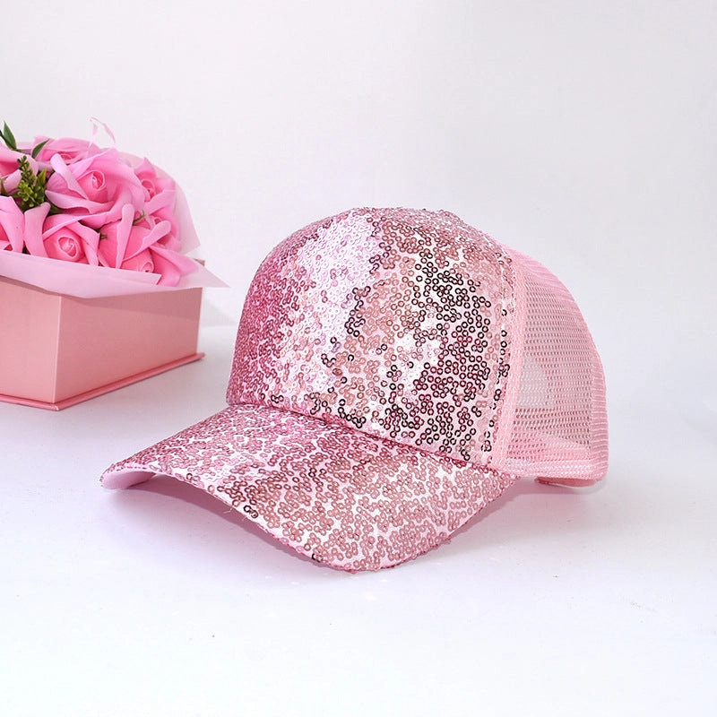 Wholesale Cotton Sequin Baseball Caps