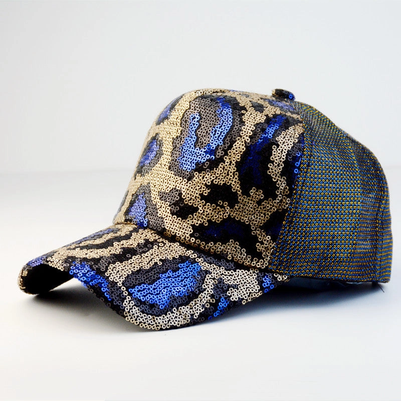 Wholesale Cotton Sequin Casual Sunscreen Baseball Cap