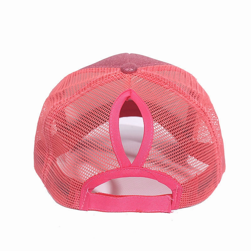 Wholesale Cotton Sequin Cotton Fabric Baseball Caps