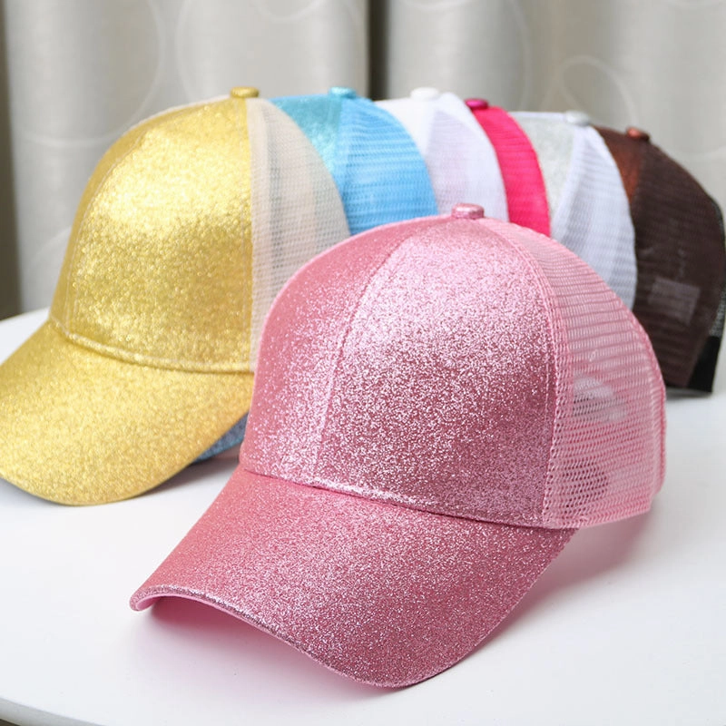 Wholesale Cotton Sequin Fluorescent Baseball Cap