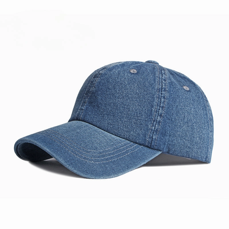 Wholesale Cotton Simple Smooth Denim Baseball Cap