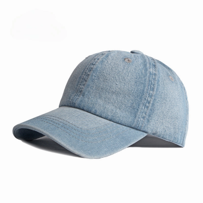 Wholesale Cotton Simple Smooth Denim Baseball Cap