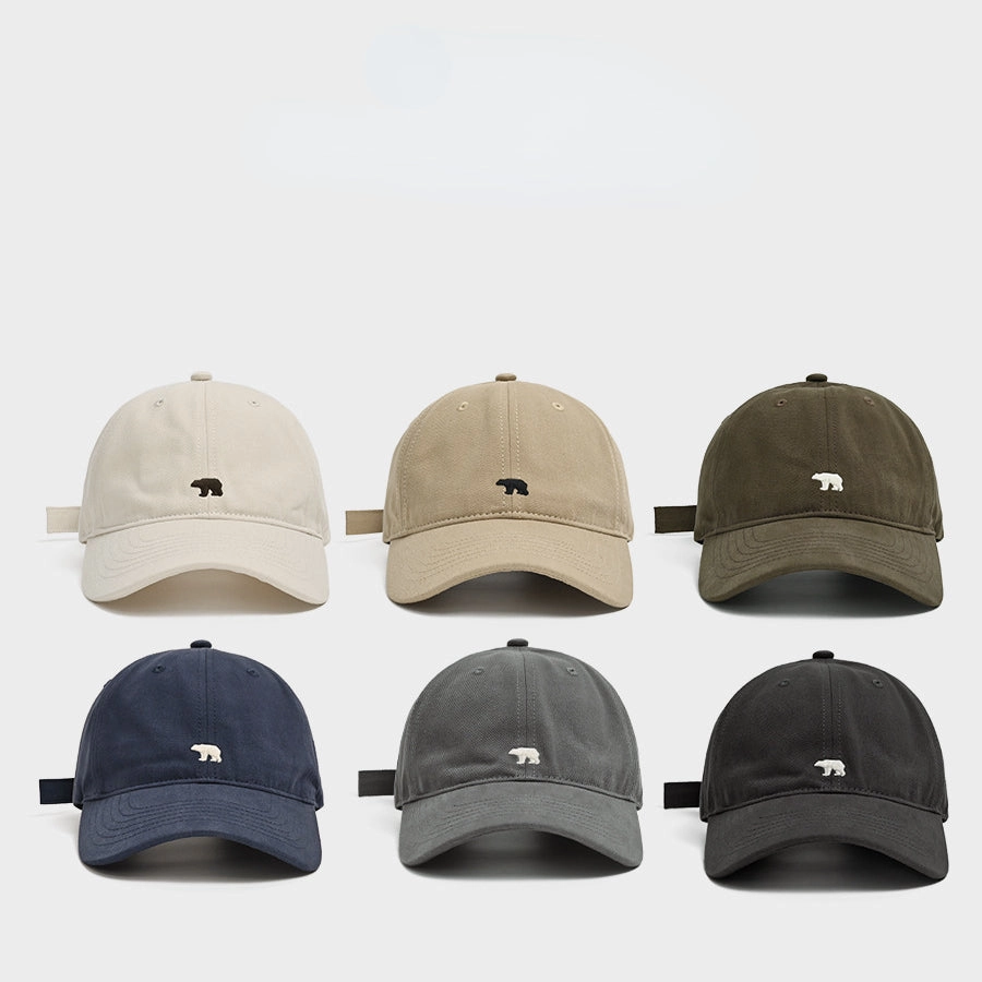Wholesale Cotton Soft Top Polar Bear Baseball Cap