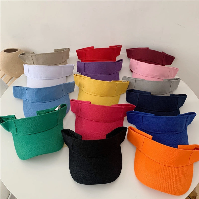 Wholesale Cotton Solid Color Running Empty Top Hat