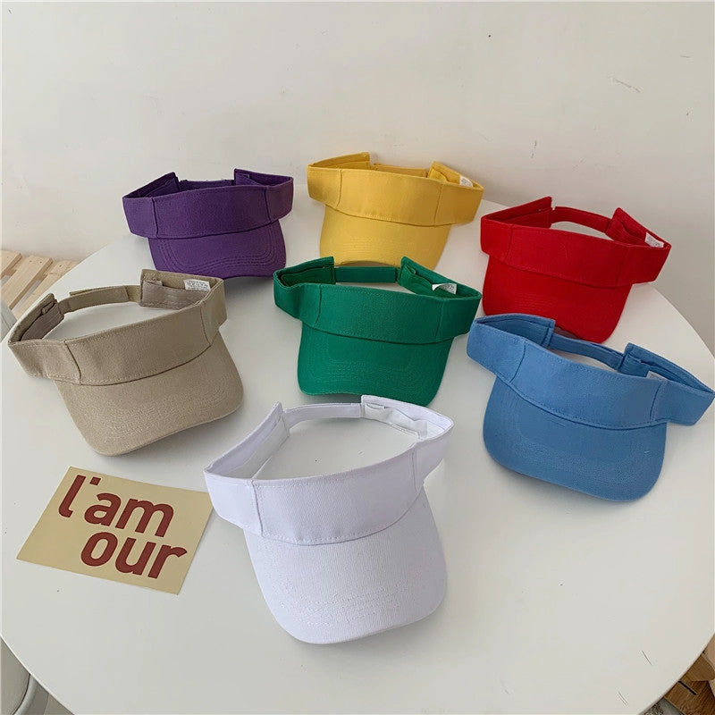 Wholesale Cotton Solid Color Running Empty Top Hat