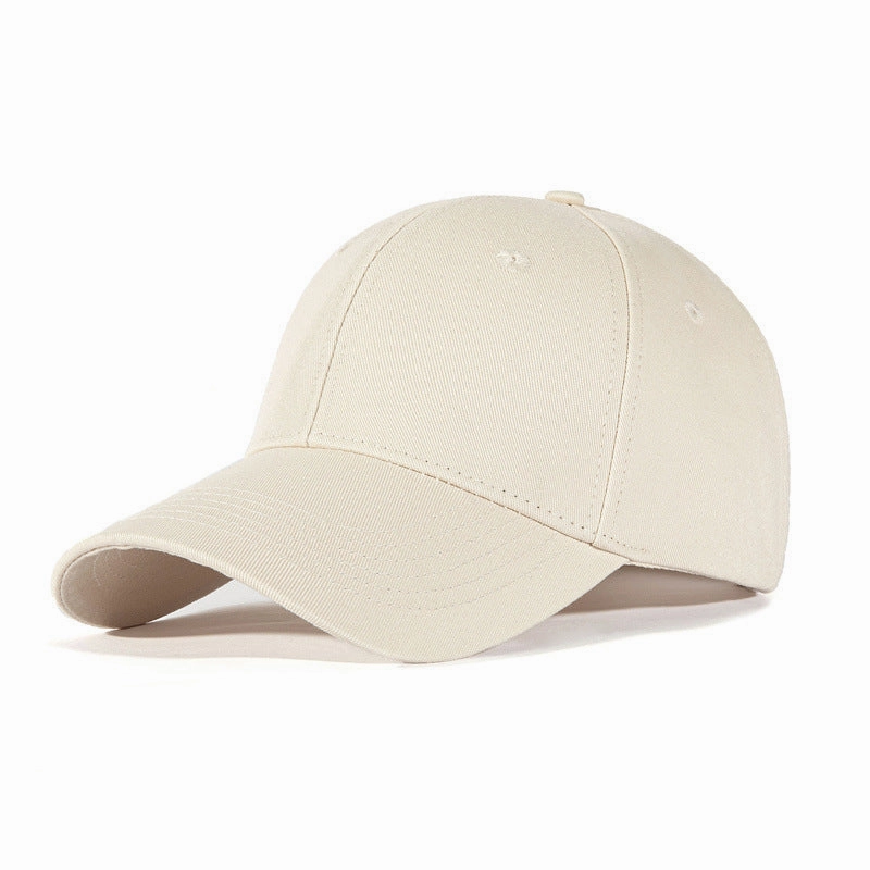 Wholesale Cotton Solid Color Sunshade Duckbill Caps