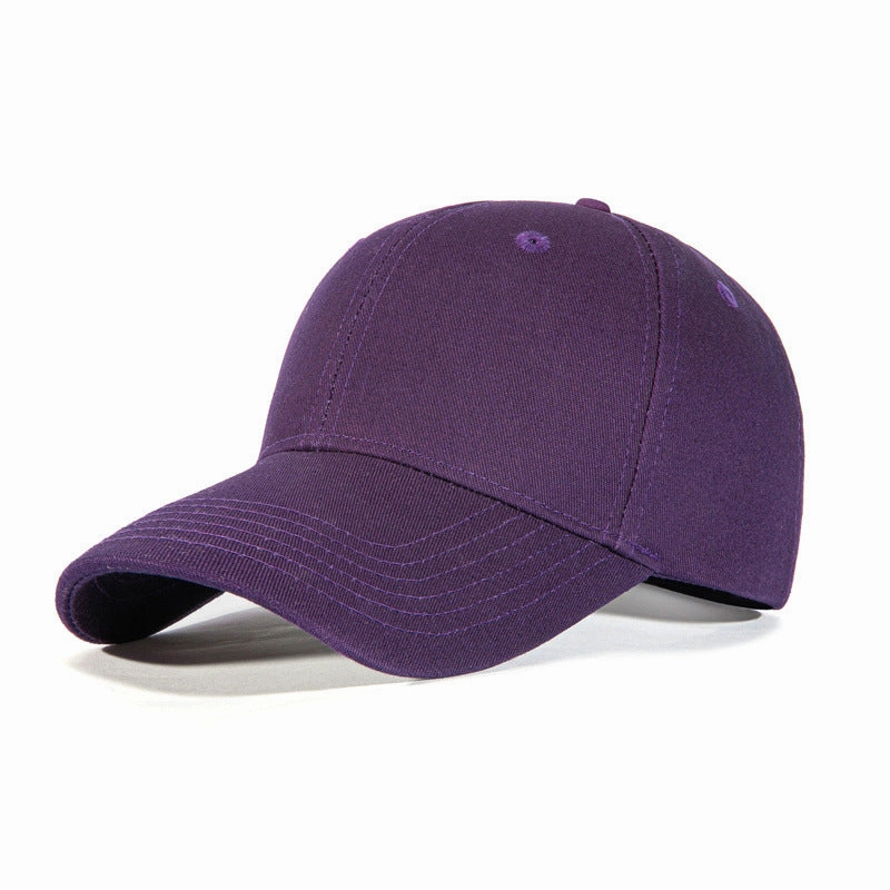 Wholesale Cotton Solid Color Sunshade Duckbill Caps