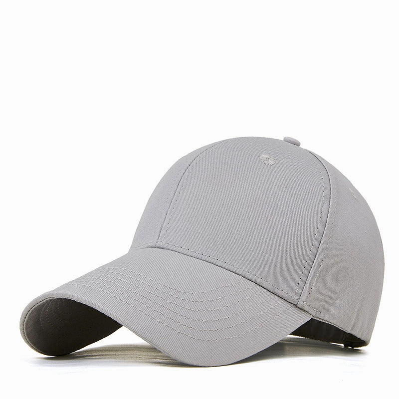 Wholesale Cotton Solid Color Sunshade Duckbill Caps