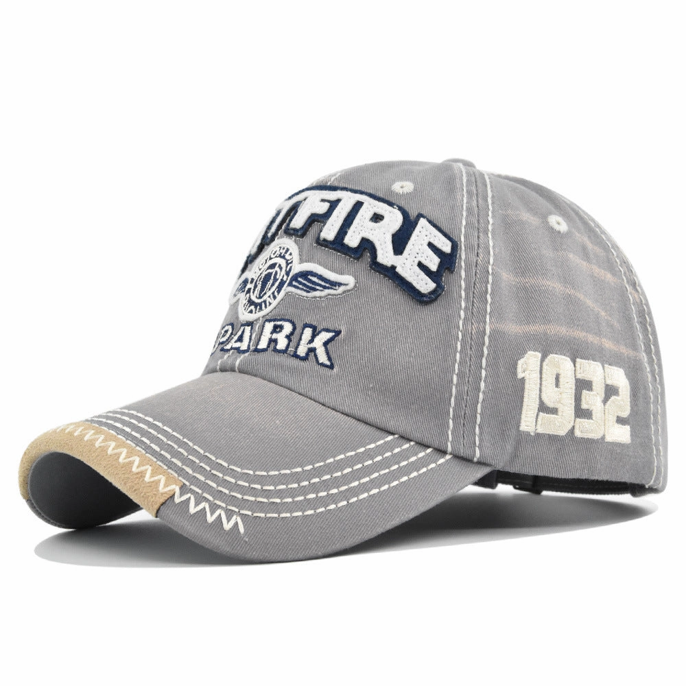 Wholesale Cotton Spitfire Three-dimensional Embroidered Baseball Cap