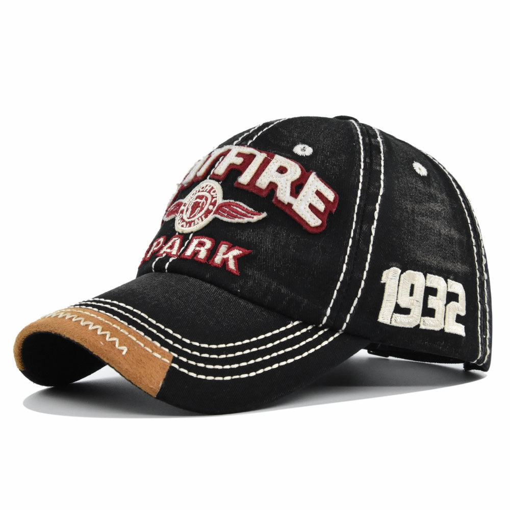 Wholesale Cotton Spitfire Three-dimensional Embroidered Baseball Cap