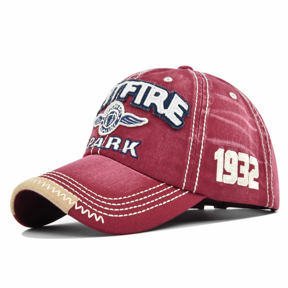 Wholesale Cotton Spitfire Three-dimensional Embroidered Baseball Cap