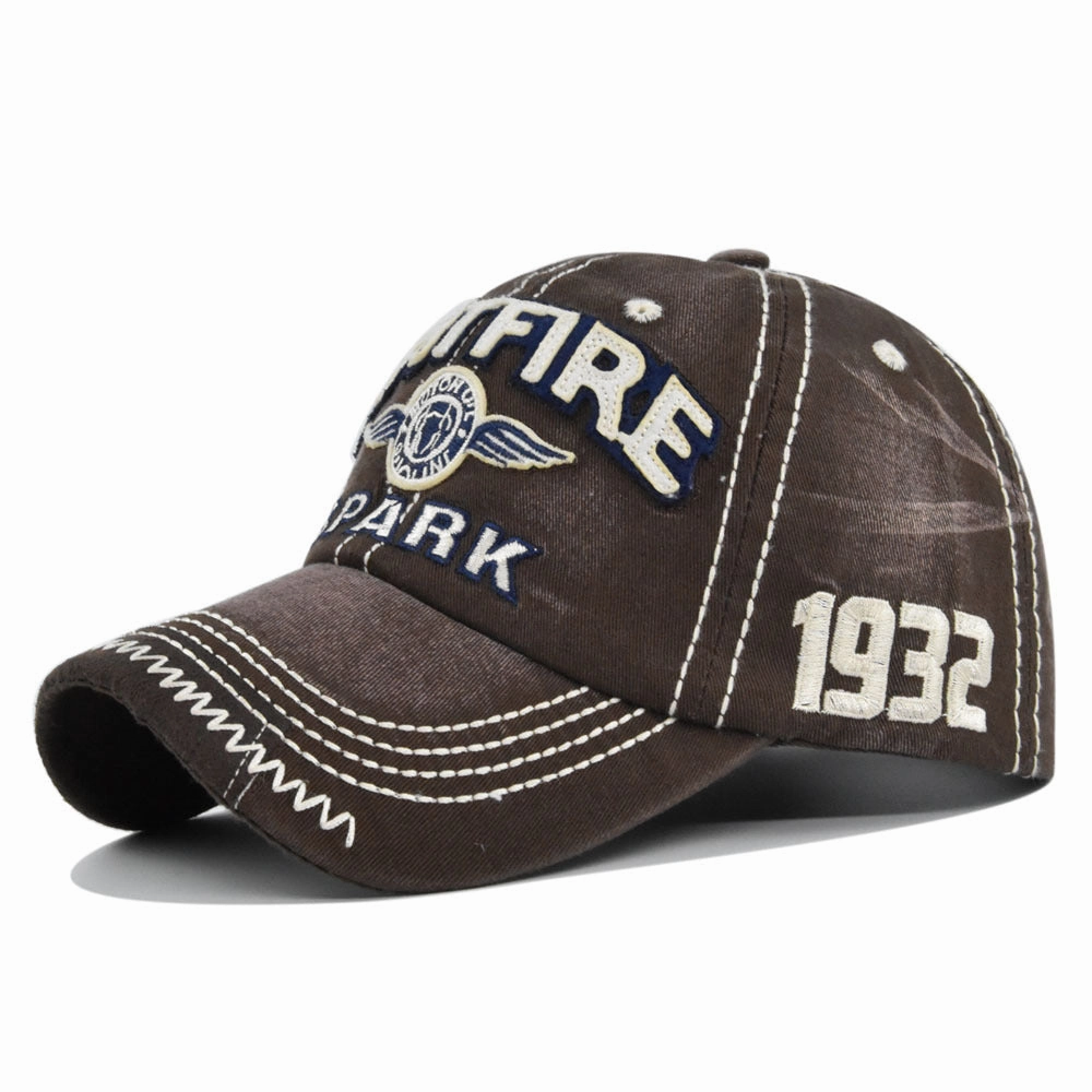 Wholesale Cotton Spitfire Three-dimensional Embroidered Baseball Cap