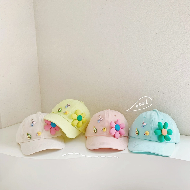 Wholesale Cotton Sunflower Children's Baseball Cap