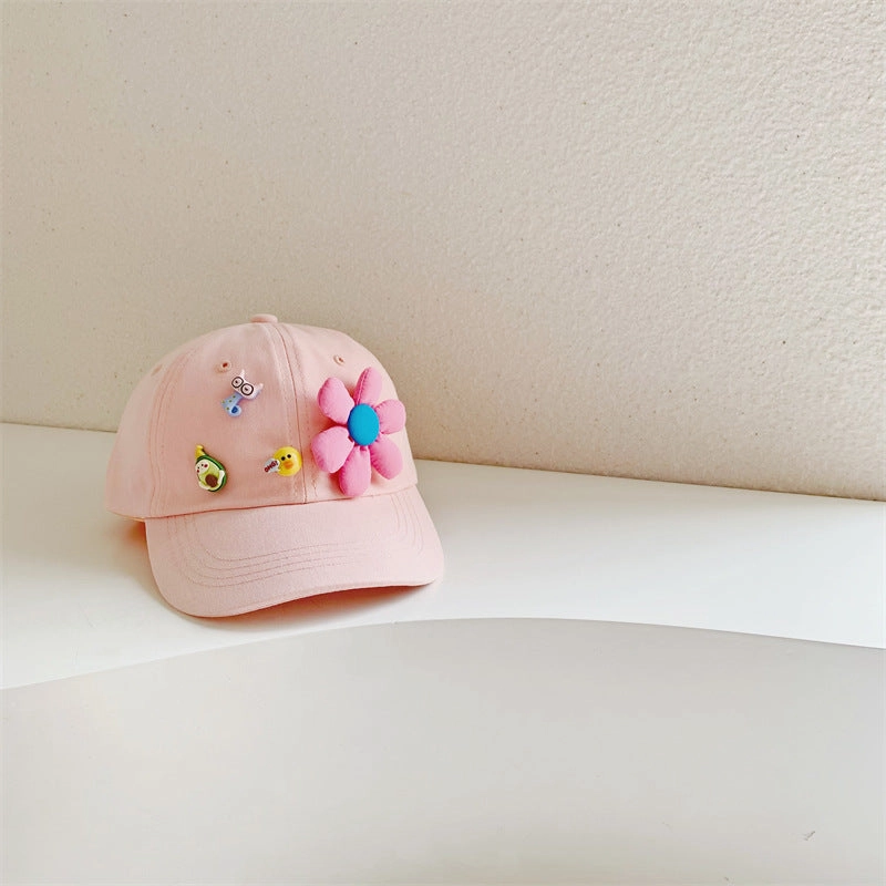 Wholesale Cotton Sunflower Children's Baseball Cap