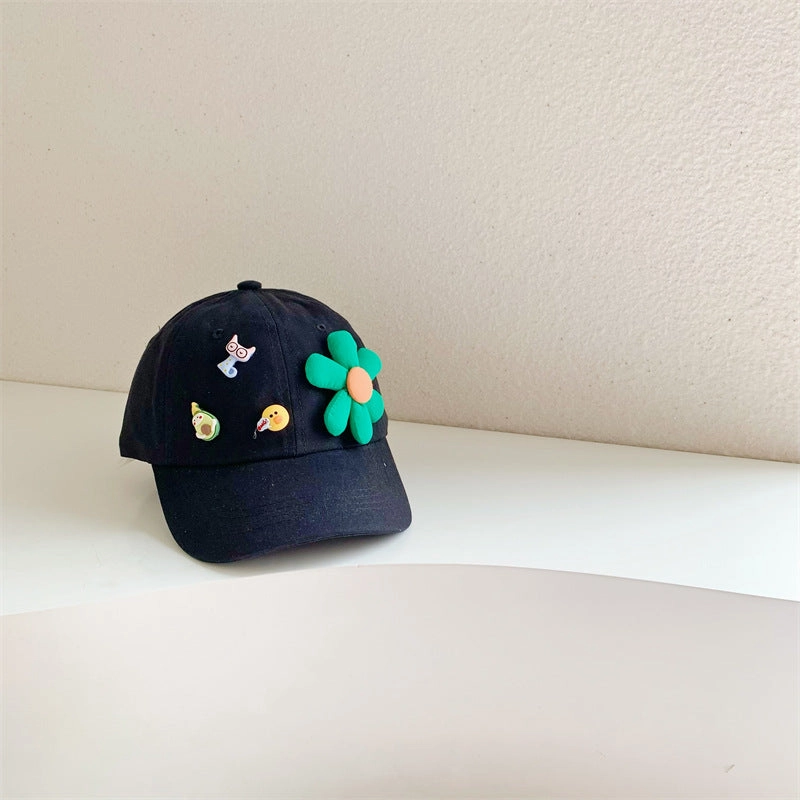 Wholesale Cotton Sunflower Children's Baseball Cap