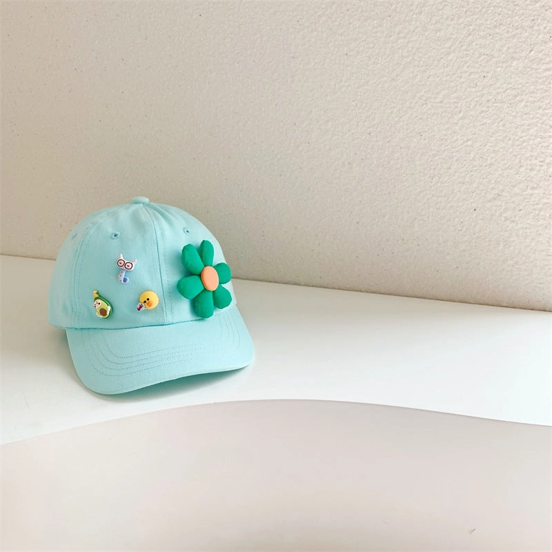 Wholesale Cotton Sunflower Children's Baseball Cap