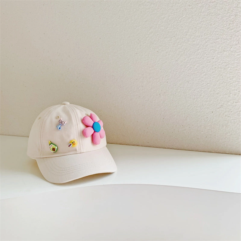 Wholesale Cotton Sunflower Children's Baseball Cap