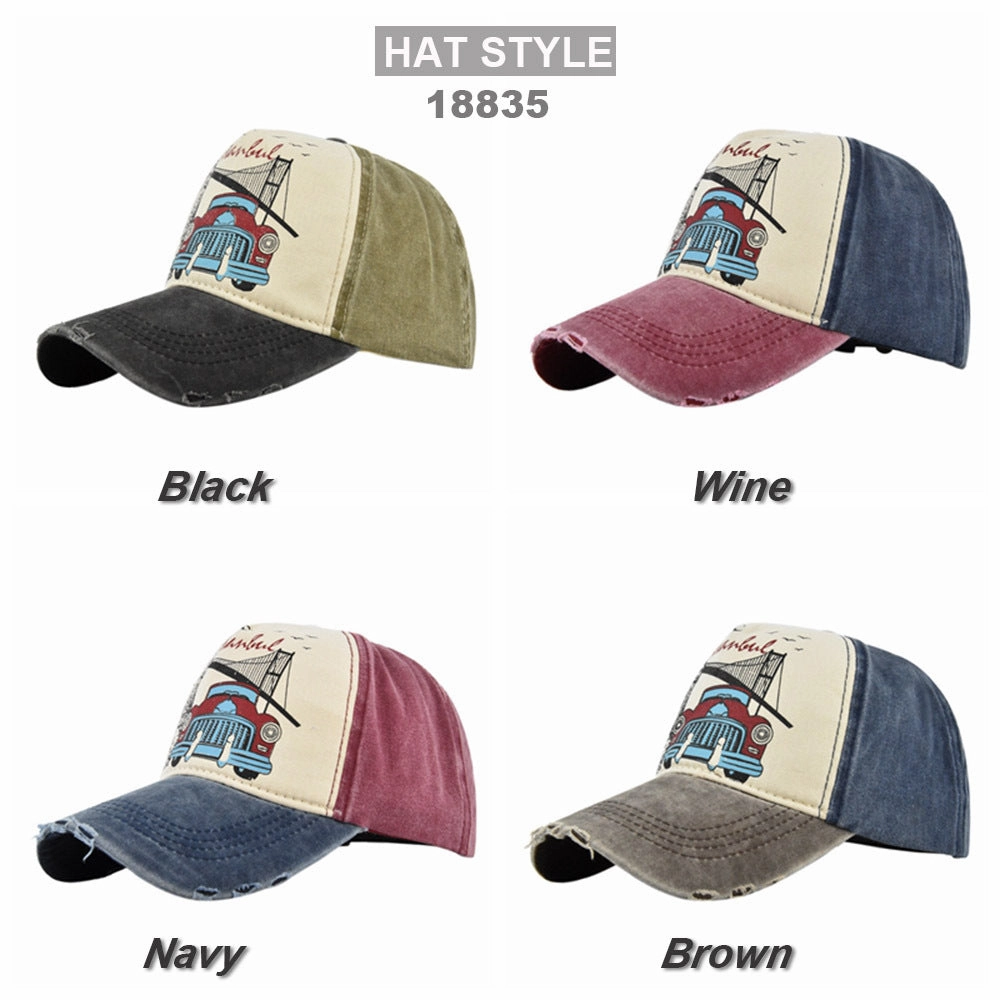 Wholesale Cotton Three-dimensional Embroidery Baseball Cap