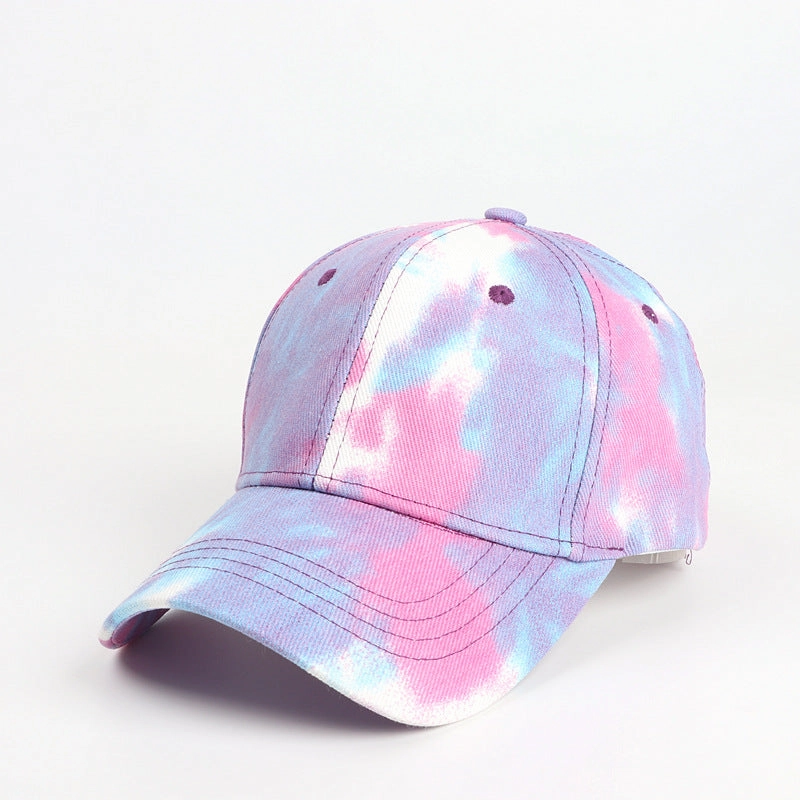 Wholesale Cotton Tie Dye Gradient Baseball Caps