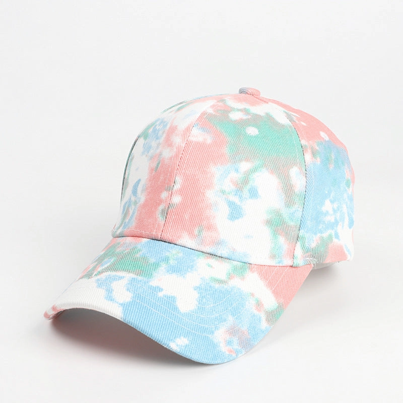 Wholesale Cotton Tie Dye Gradient Baseball Caps