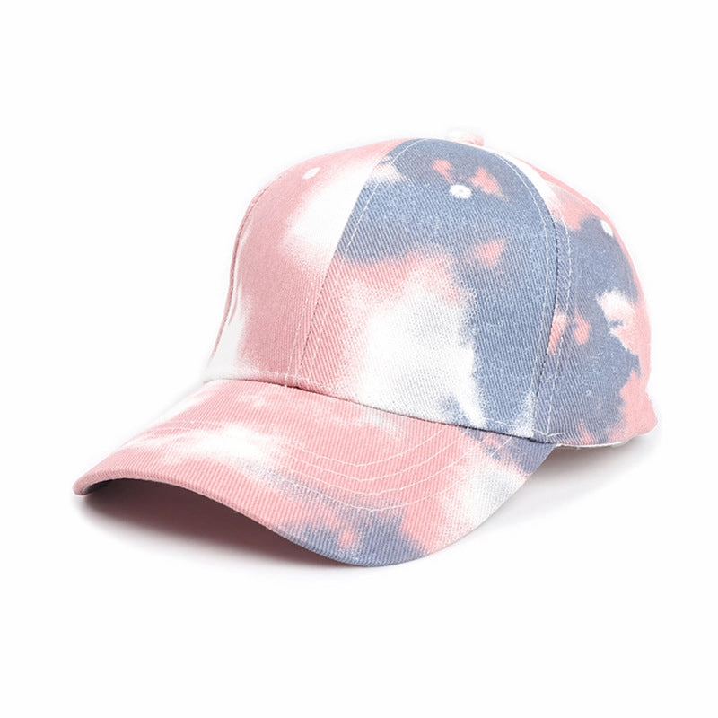Wholesale Cotton Tie Dye Gradient Baseball Caps
