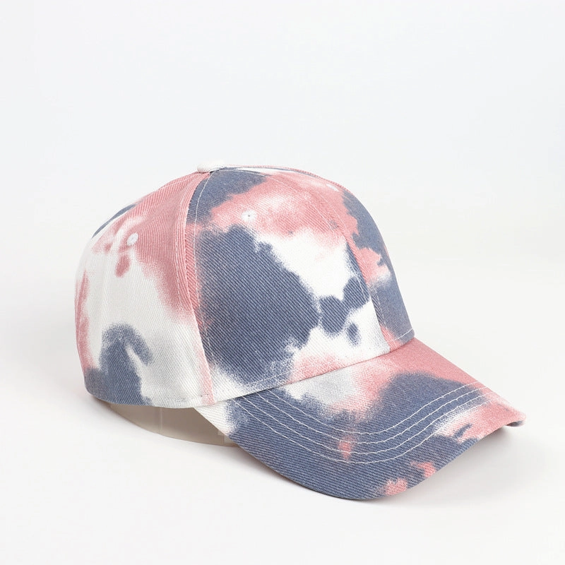 Wholesale Cotton Tie Dye Gradient Baseball Caps