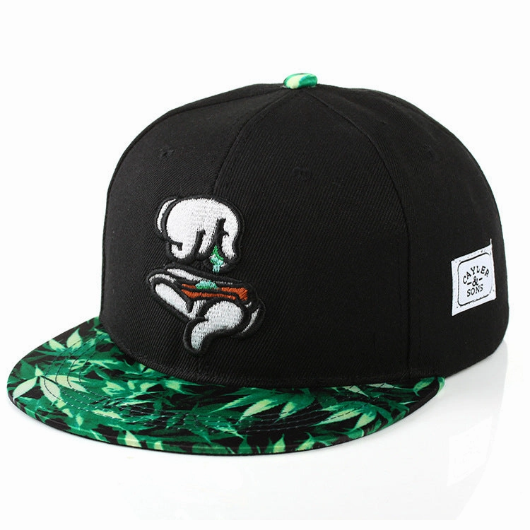 Wholesale Cotton Two Hand Printed Street Dance Hip-hop Hats