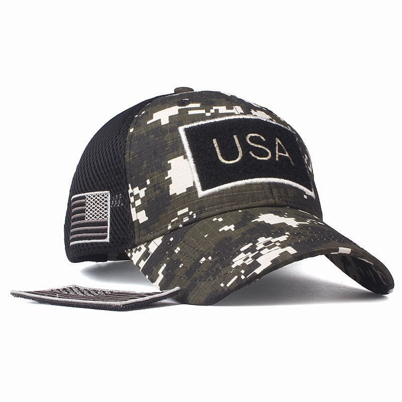Wholesale Cotton Velcro Camouflage Baseball Caps