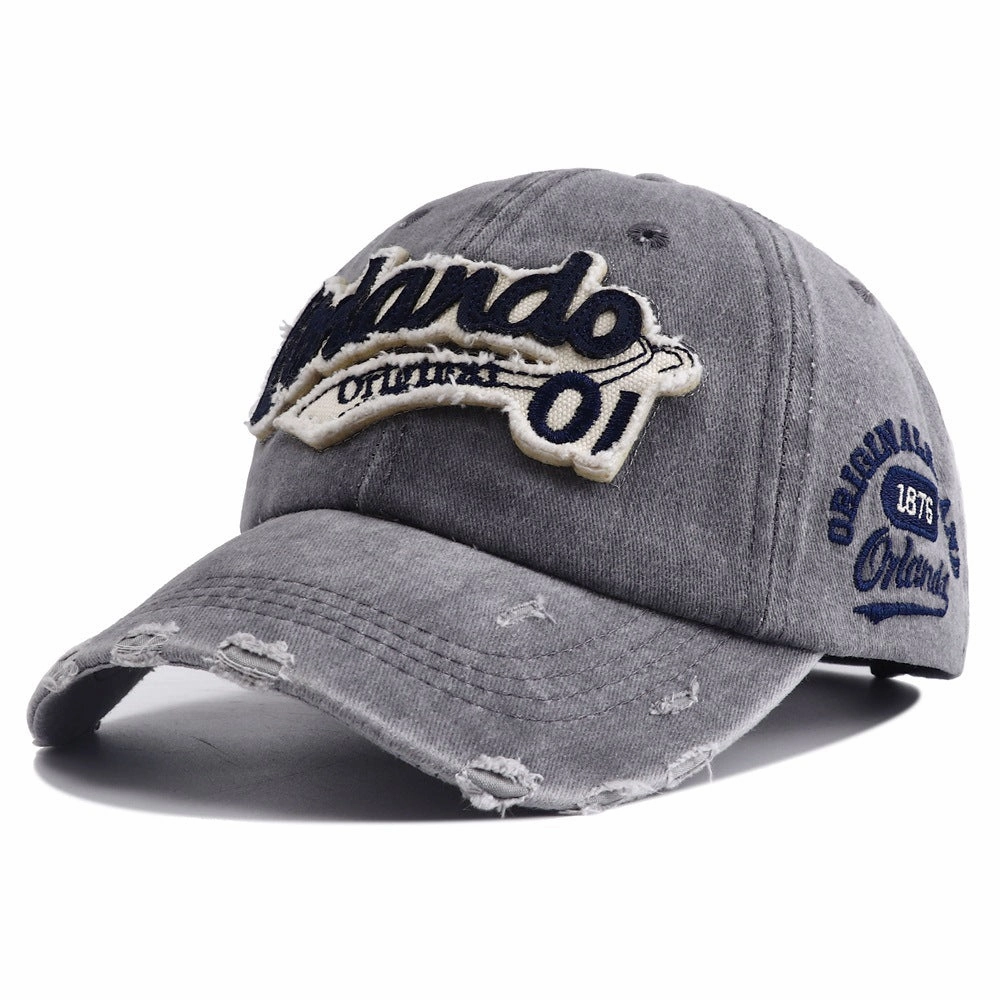 Wholesale Cotton Washed Denim Baseball Caps
