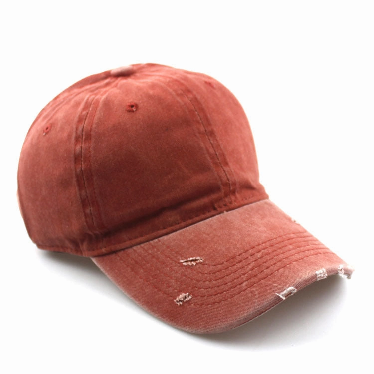 Wholesale Cotton Washed Hole Baseball Cap