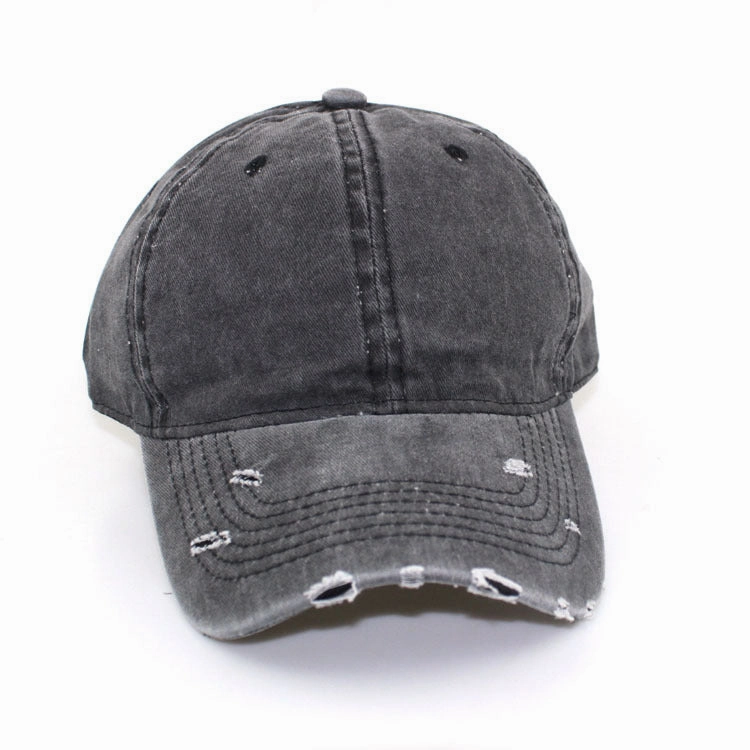 Wholesale Cotton Washed Hole Baseball Cap