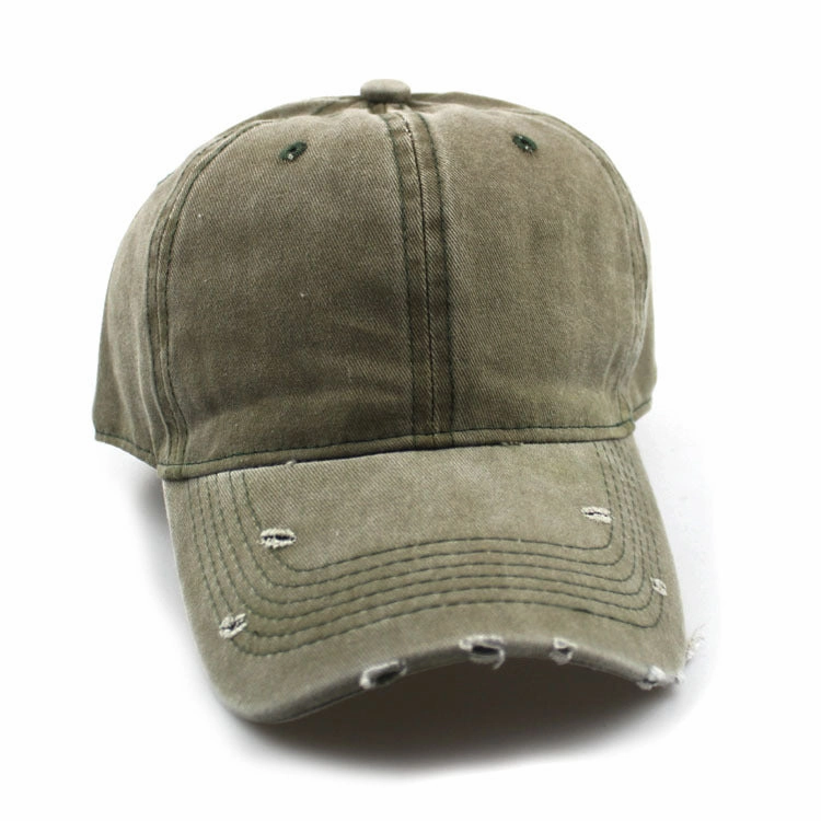 Wholesale Cotton Washed Hole Baseball Cap