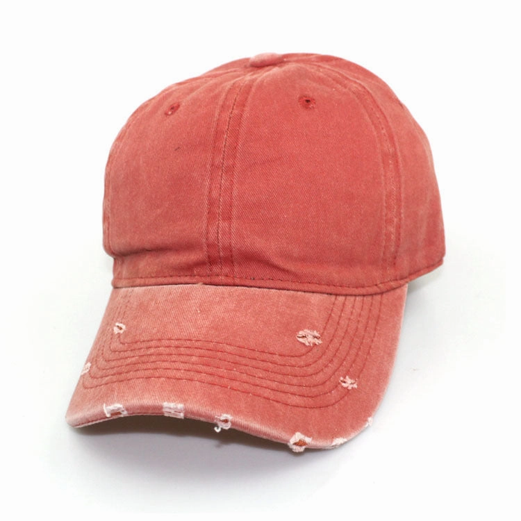 Wholesale Cotton Washed Hole Baseball Cap