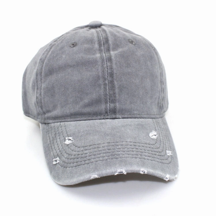 Wholesale Cotton Washed Hole Baseball Cap