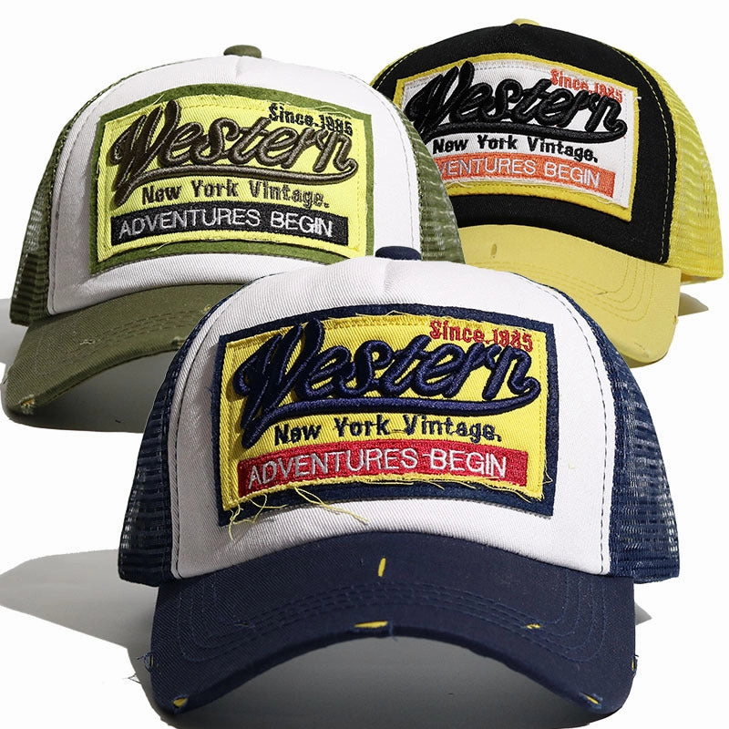 Wholesale Cotton Western Embroidery Baseball Cap