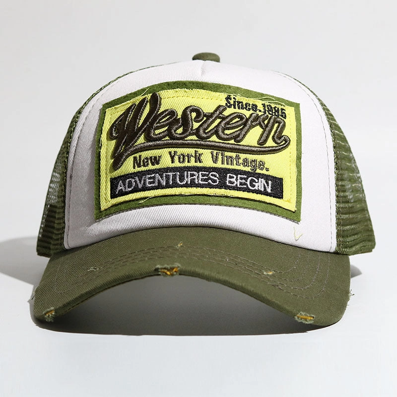 Wholesale Cotton Western Embroidery Baseball Cap