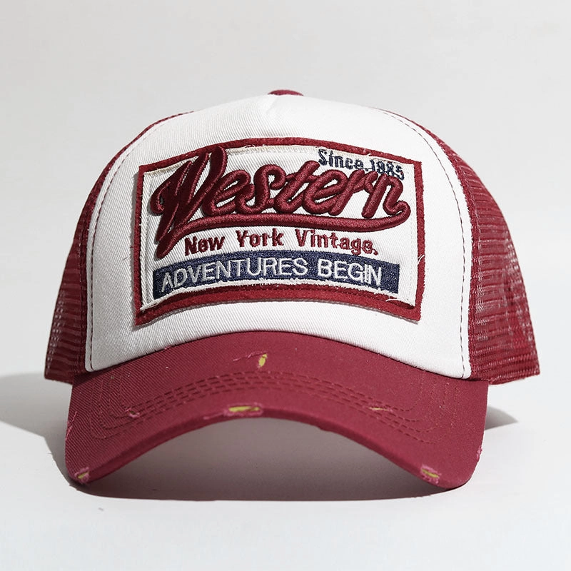 Wholesale Cotton Western Embroidery Baseball Cap