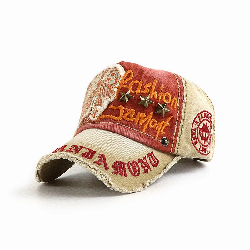 Wholesale Cotton Willow Nail Casual Letter Baseball Cap