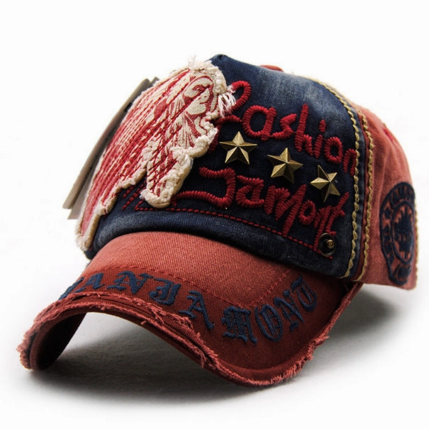 Wholesale Cotton Willow Nail Casual Letter Baseball Cap