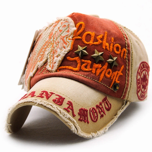 Wholesale Cotton Willow Nail Casual Letter Baseball Cap