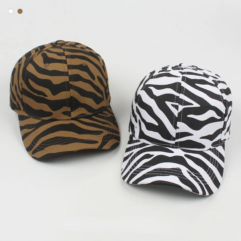 Wholesale Cotton Zebra Print Baseball Cap