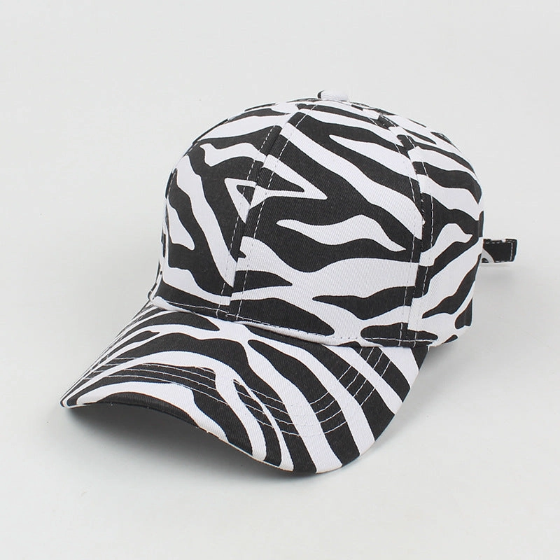 Wholesale Cotton Zebra Print Baseball Cap