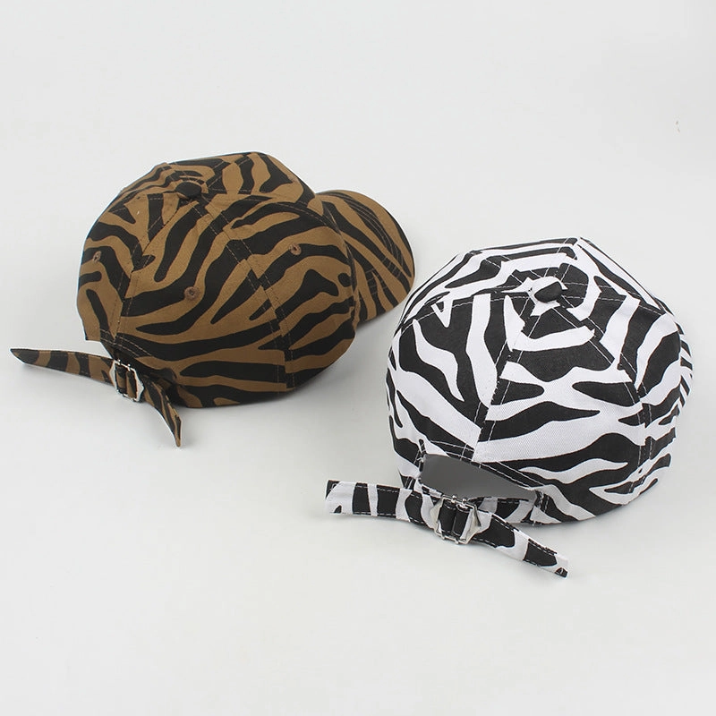 Wholesale Cotton Zebra Print Baseball Cap